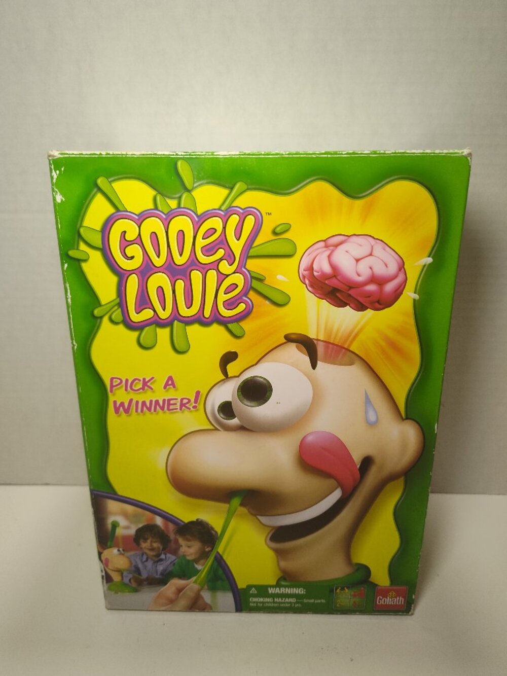 Gooey Louie Goliath 2012 Game Complete with Box Instructions Pick Boogers